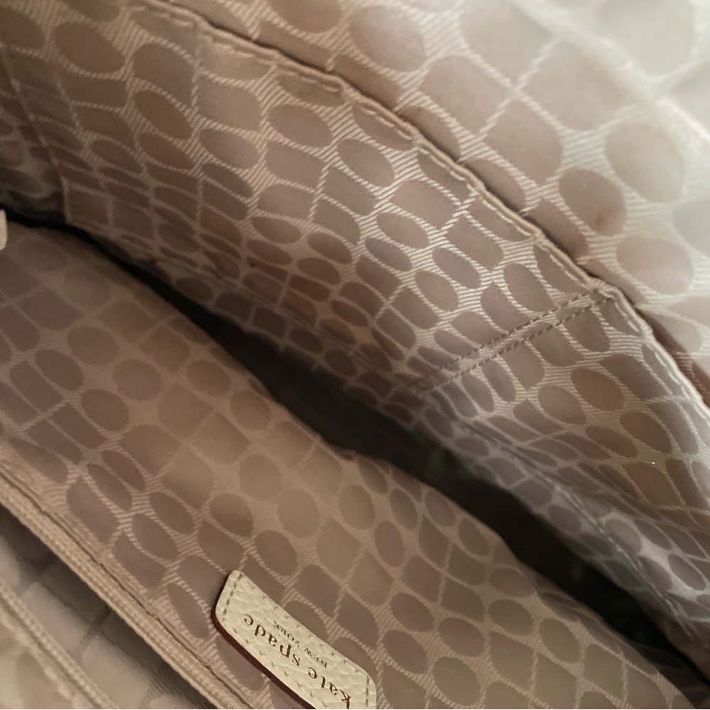 Vintage Kate Spade Elegant Cream Hobo Bag - Picture 12 of 13